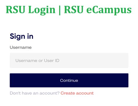 rsu login portal.